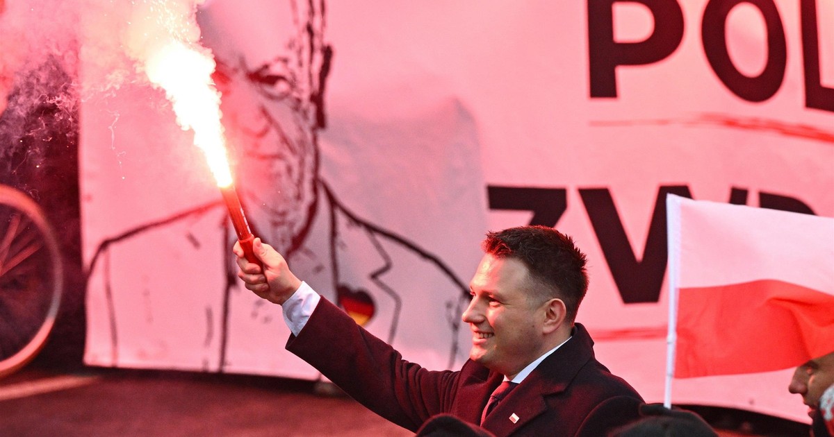 Tak Sławomir Mentzen złamał zakaz na Marszu Niepodległości 2025. Wszystko się nagrało