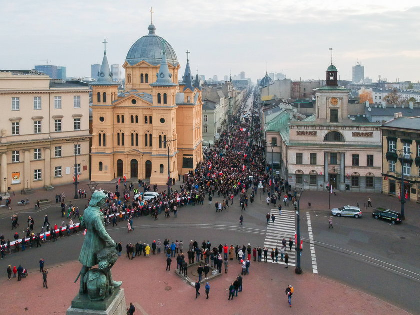 Plac Wolności w Łodzi