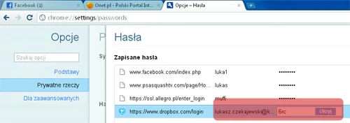 Google Chrome pozwala wyświetlać loginy i hasła do wszystkich zapamiętanych serwisów. Nie trzeba podawać żadnego hasła, aby dostać się do tych danych. Na szczęście, przeglądarka obsługuje wtyczki które pozwalają ominąć tą słabość. Jedną z nich jest popularny Last Pass