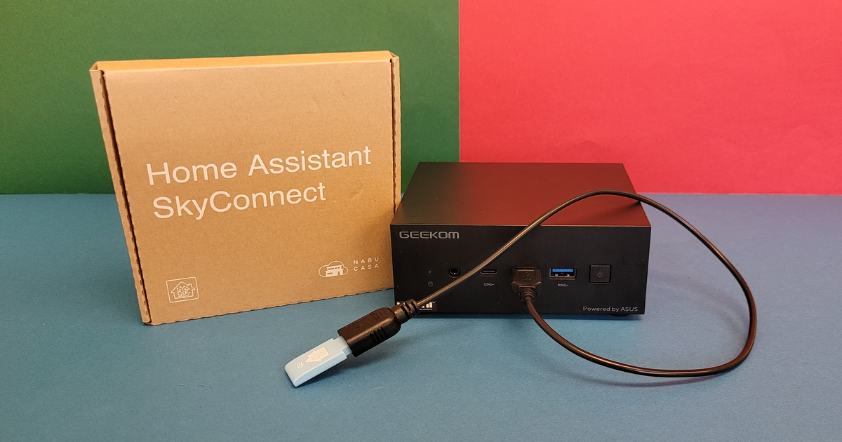 Zigbee, Thread Matter: Smart-Home-Zentrale Home Assistant auf