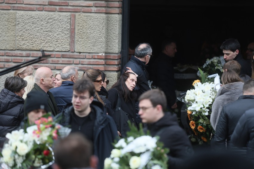 Sahrana Aleksandre Goncić