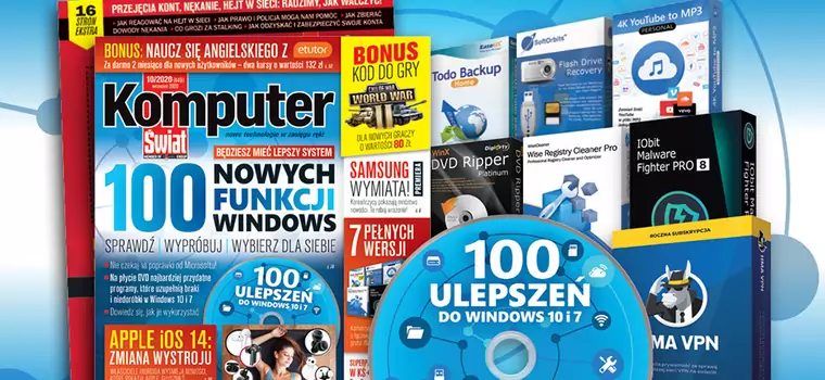 Komputer Świat 10/2020: 100 nowych funkcji Windows