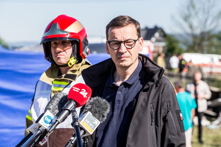 Premier Mateusz Morawiecki w Nowej Białej