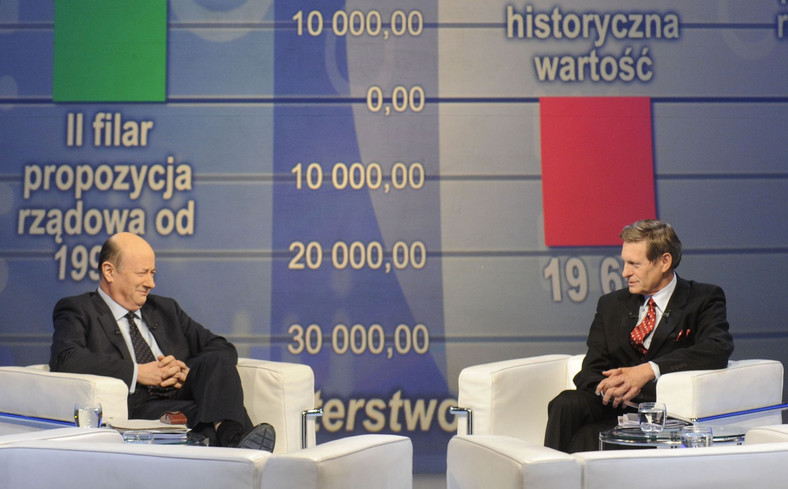 Jan Wincent Rostowski i Leszek Balcerowcz nie zgadzali sie ze sobą już przy sprawie OFE.