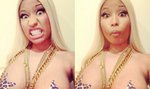 Nicki Minaj zakleiła sutki plastrami