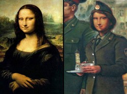 Oto białoruska Mona Lisa. W mundurze