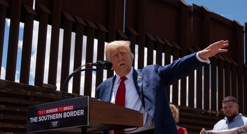 Trump has promised a mass deportation, which economists warn could be highly inflationary.Rebecca Noble/Getty Images