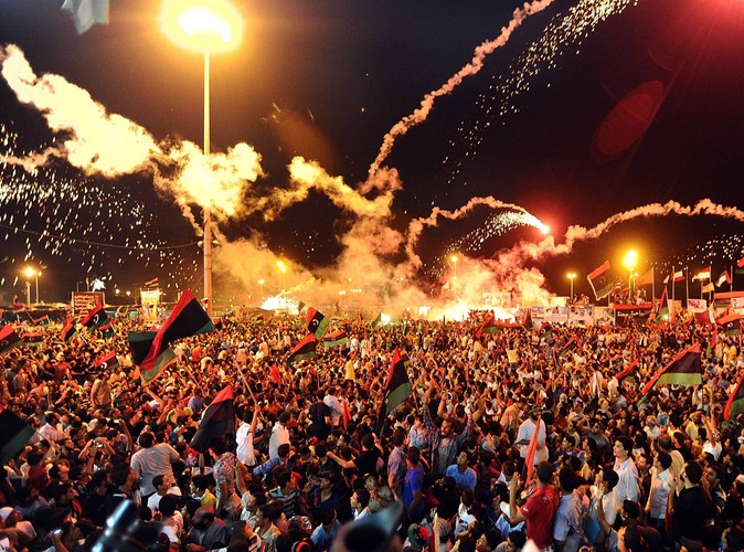 Tłumy Libijczyków wiwatują na wieść o pojmaniu syna Kadafiego