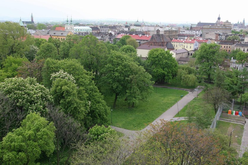 Park Jalu Kurka przy ul. Szlak w Krakowie