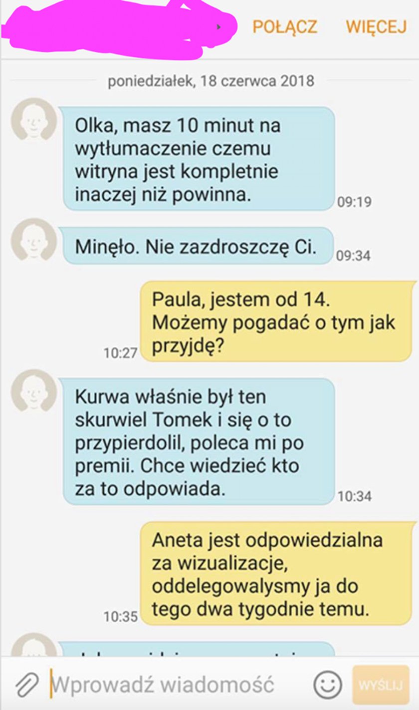 Skandaliczne SMS-y kierowniczki sklepu. Tak traktowała podwładne