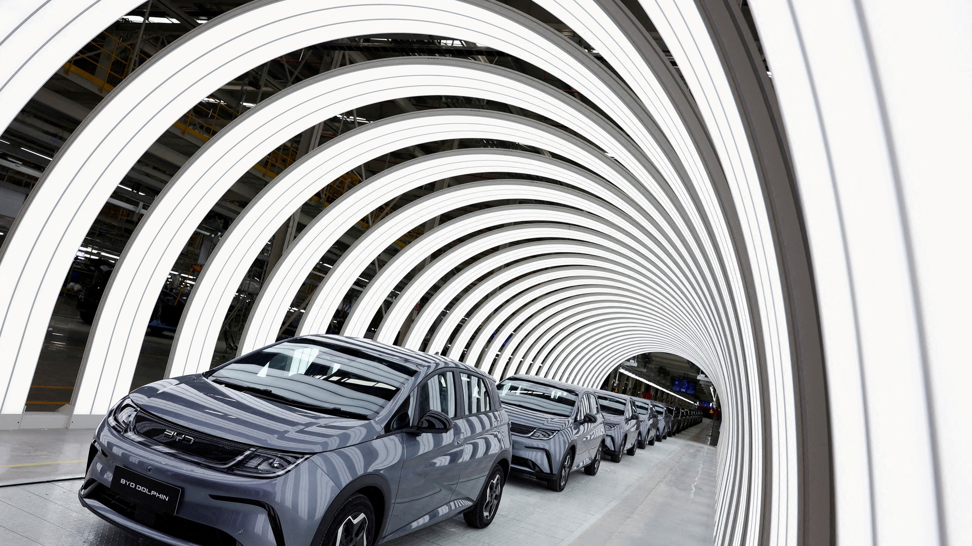 Čínske automobily - ilustračné foto