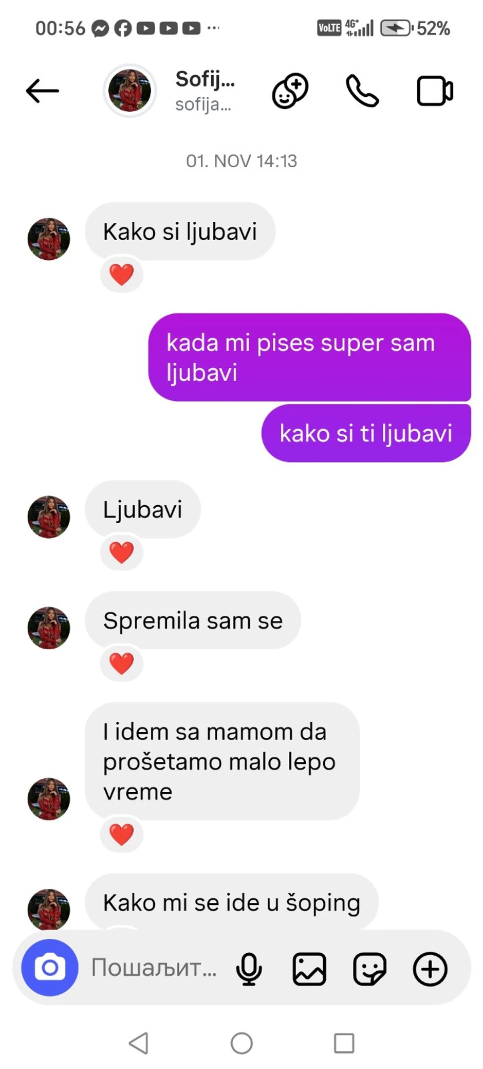 Poruke Sofije i Daneta