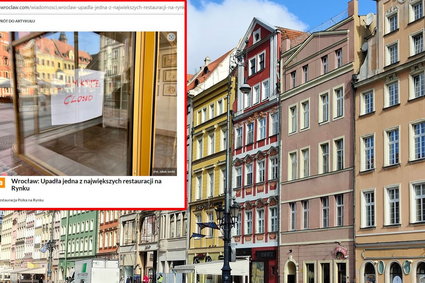 Upadła jedna z największych restauracji we Wrocławiu. Była kojarzona z Magdą Gessler