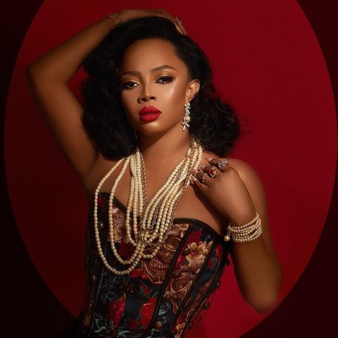 Toke Makinwa is an OAP, author, actress and presenter [Instagram/TokeMakinwa]