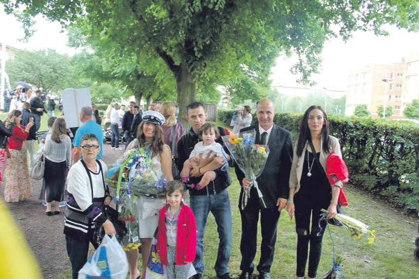 Alen Glavović sa porodicom