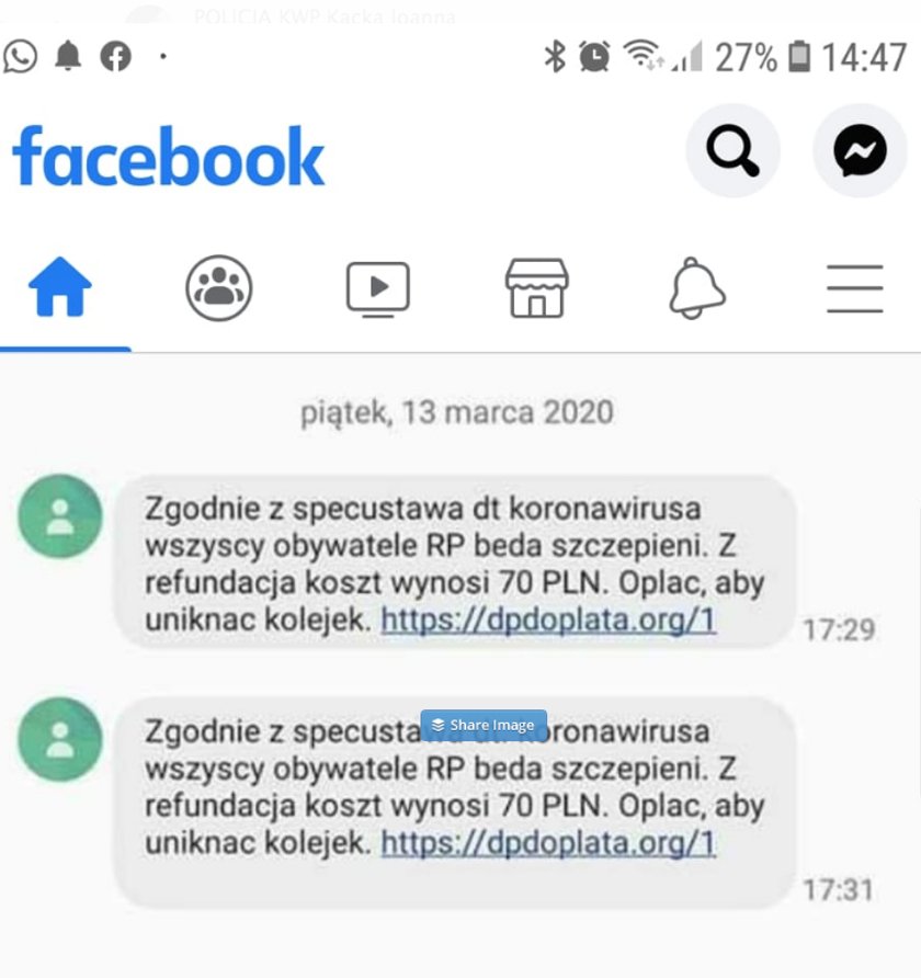 Policja ostrzega przed oszustami