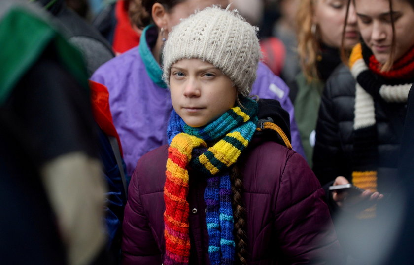 FILE PHOTO: Swedish climate activist Greta Thunberg takes part in the rally ''Europe Climate Strike'