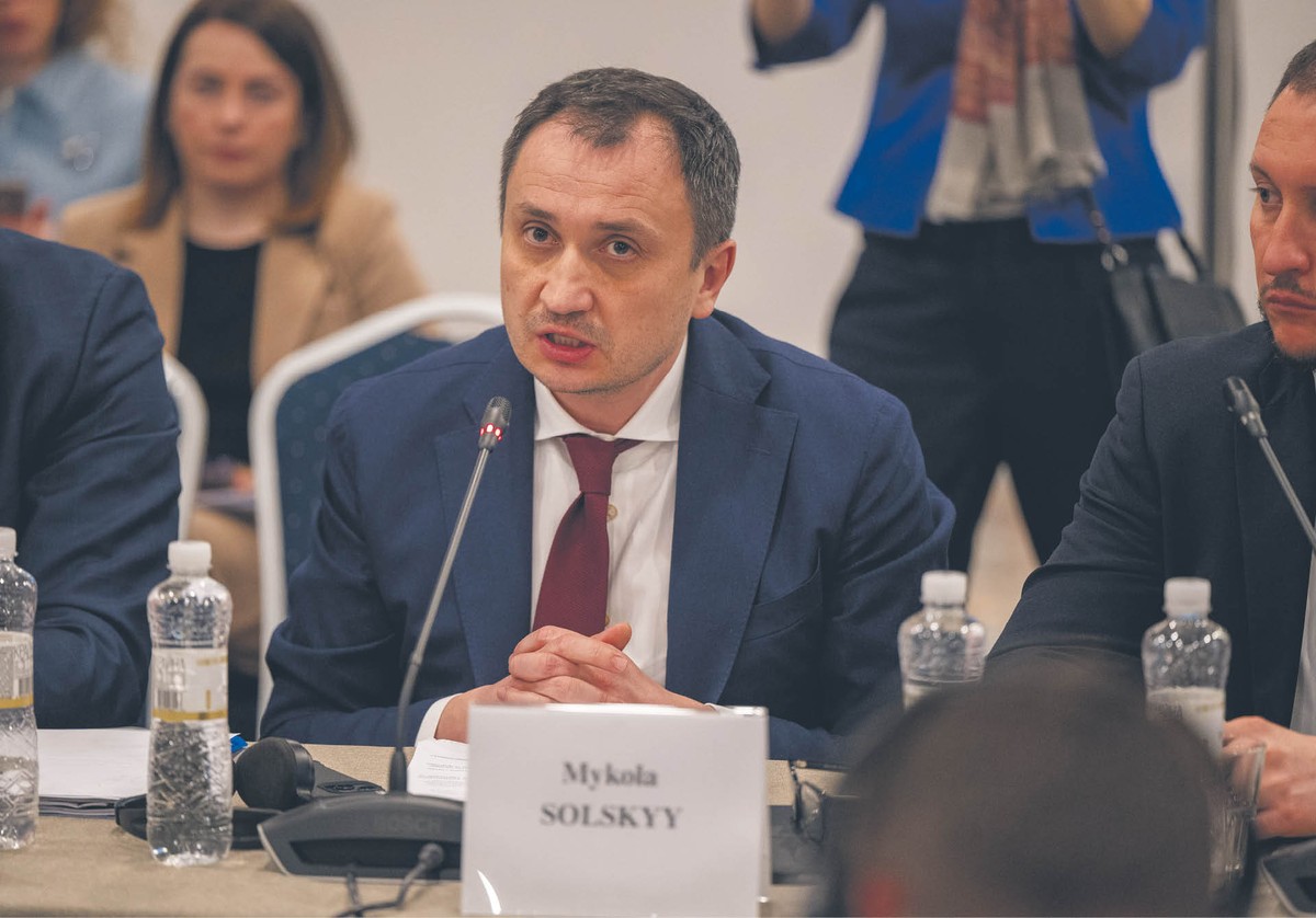 Minister polityki rolnej i spożywczej Mykoła Solski (na zdjęciu) jest uwikłany w gigantyczny skandal korupcyjny