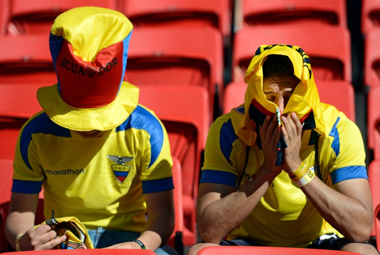 Tak się kibicuje na mundialu w Brazylii