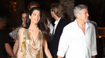 George Clooney, Amal Clooney, Cindy Crawford i Rande Gerber