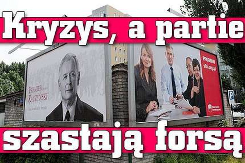 Kryzys, a partie szastają pieniędzmi