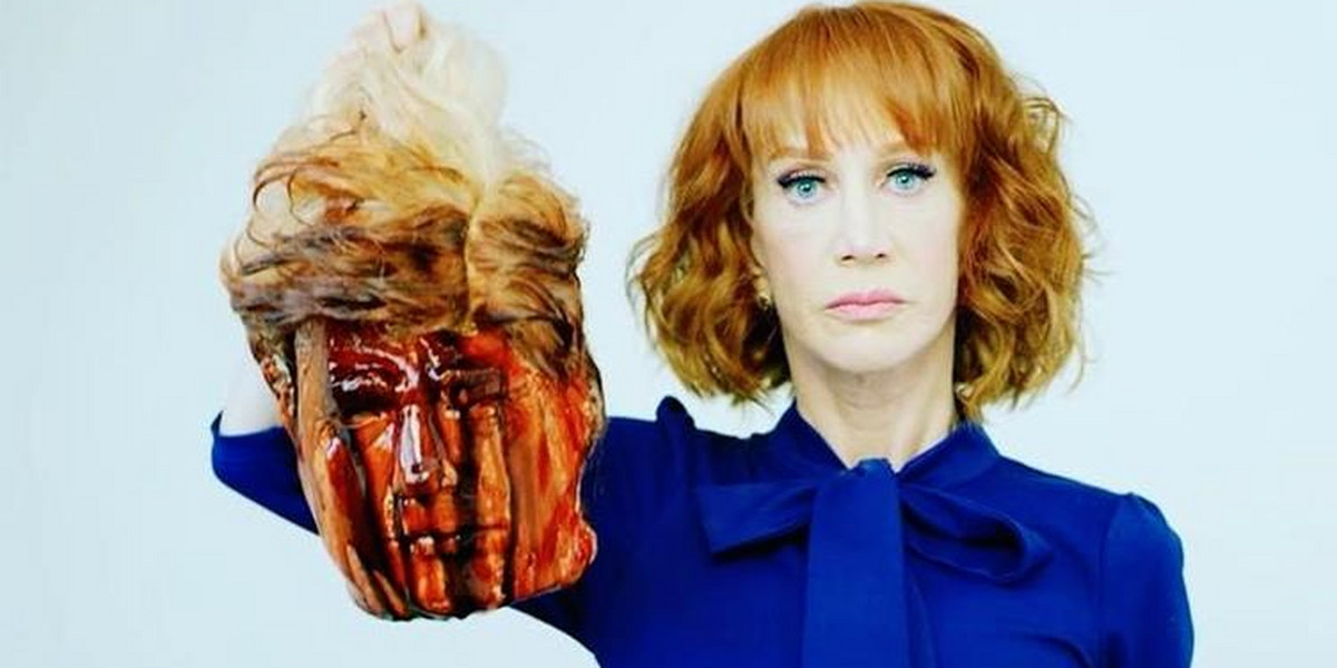 Głupi żart z Trumpa kosztował Kathy Griffin stanowisko w CNN