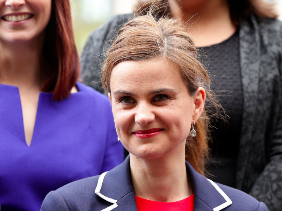 Batley and Spen MP Jo Cox in Westminster. Cox, a Cambridge University graduate, was an aid worker before becoming Labour lawmaker for Batley and Spen in 2015.