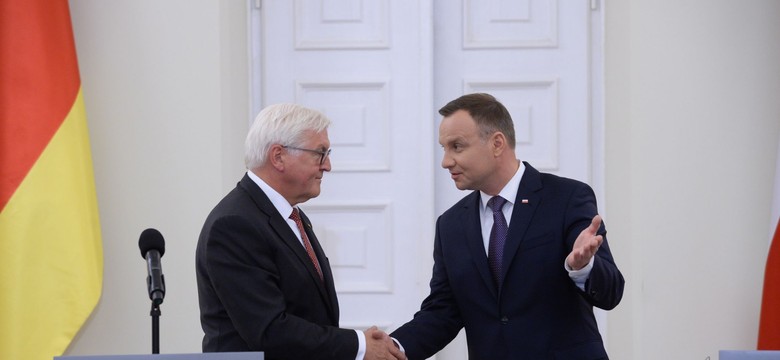 Spotkanie prezydentów Polski i Niemiec. Andrzej Duda: Jesteśmy od tego, żeby studzić nawet najbardziej rozpalone emocje