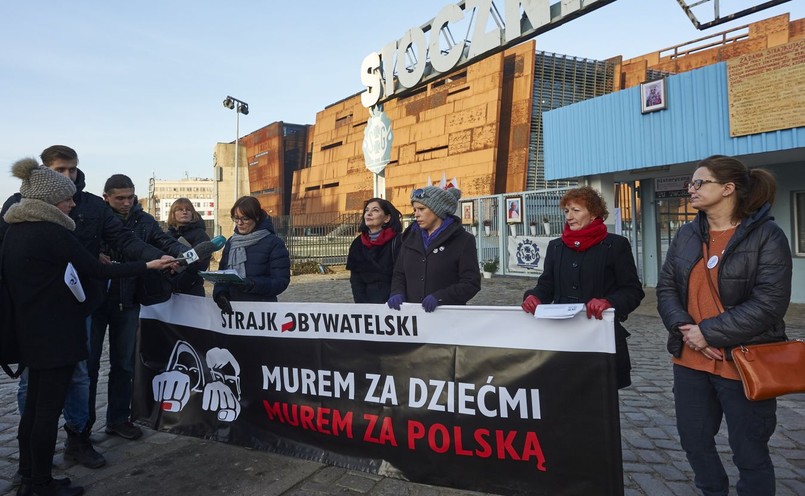 Protest w Gdańsku