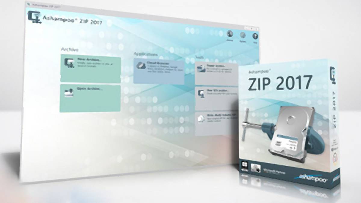 Ashampoo ZIP 2017 - uniwersalny program do pakowania plików za darmo dla czytelników Niezbędnika