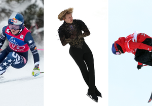 Lindzi Von, Ilja Maljinjin i Ejlen Gu | Foto: Getty Images