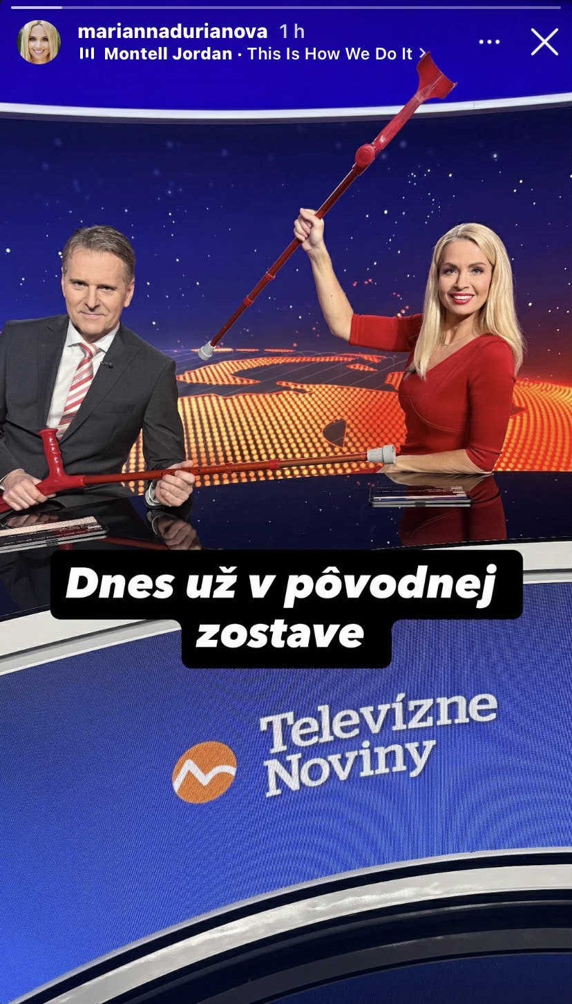 Moderátor Jaroslav Zápala a Marianna Ďurianová.