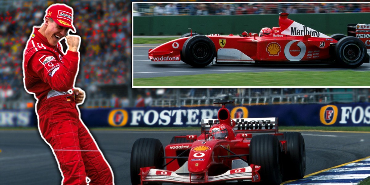 Bolid Ferrari, którym Michael Schumacher w 2002 roku rozpoczął drogę po mistrzostwo świata Formuły 1, trafi pod młotek. 