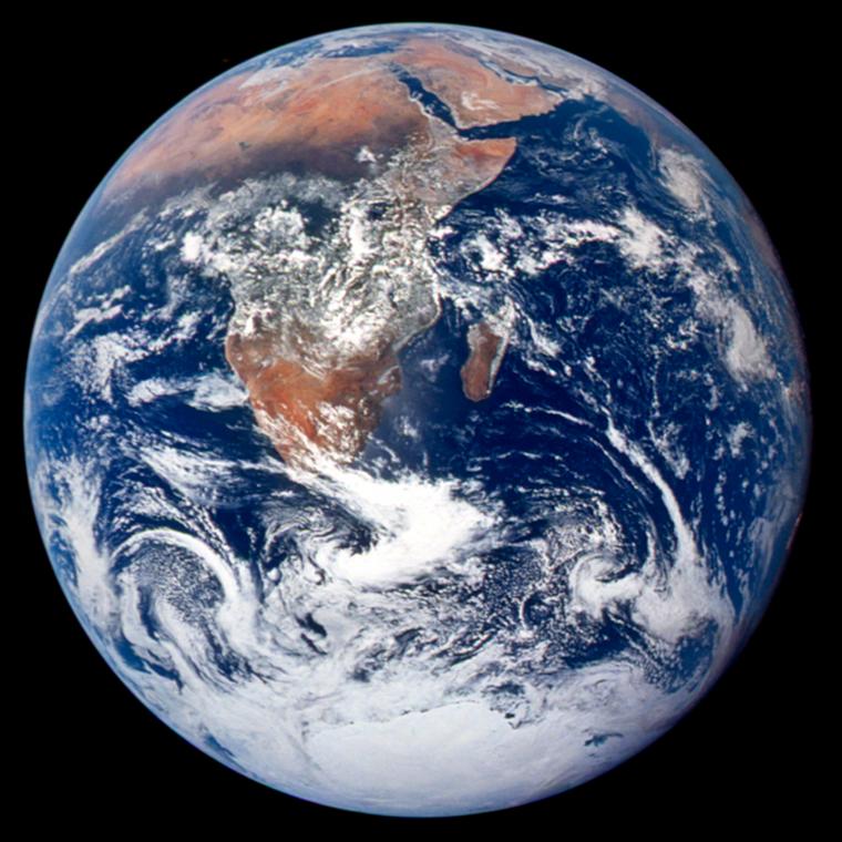 Planeta Ziemia - zdjęcie wykonane przez załogę Apollo 17