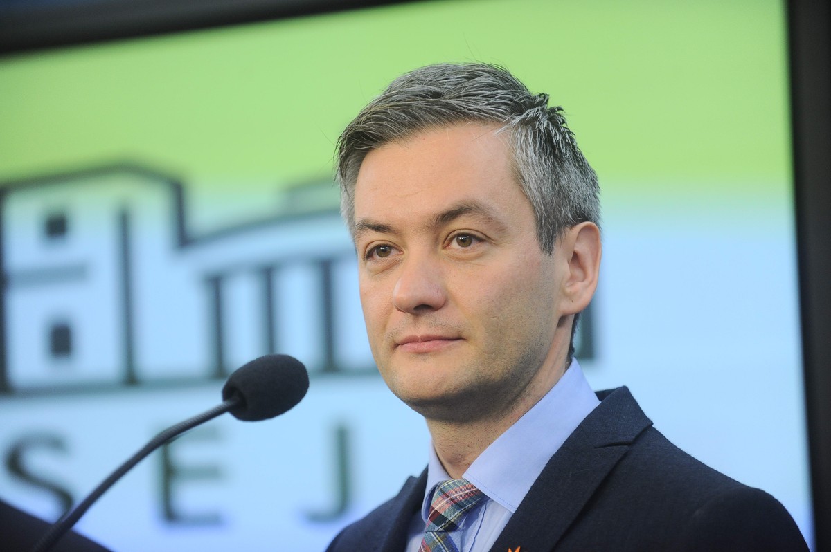 Poseł Robert Biedroń