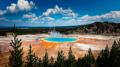 Rekordowy październik w parku Yellowstone w USA