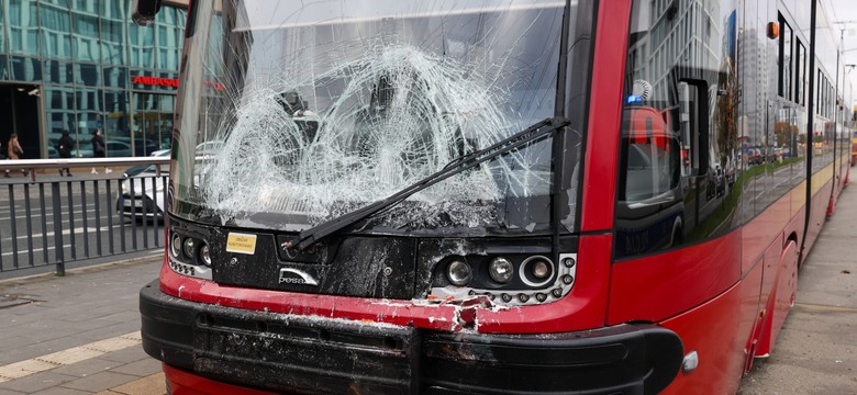 Łódź. Zderzenie dwóch tramwajów. 9 osób ucierpiało