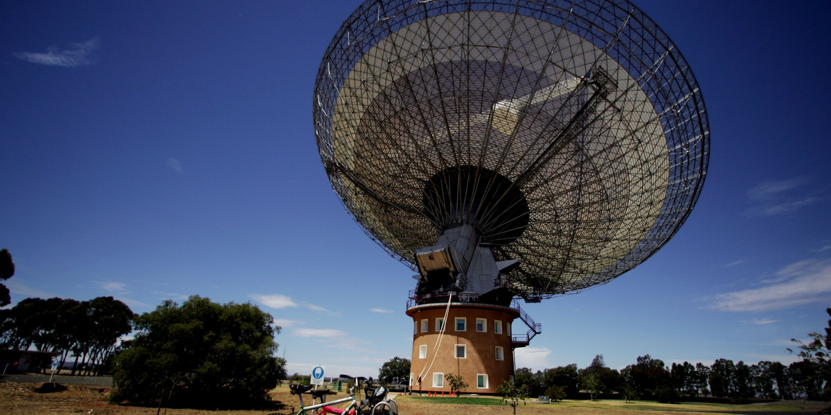 Teleskop należący do Obserwatorium w australijskim Parkes