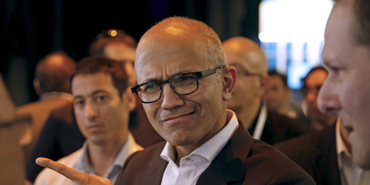 CEO Satya Nadella succinctly explained the secret of Microsoft's turnaround: 'No status quo'