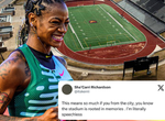 Sha'Carri Richardson Track! World's fastest woman honoured by Dallas ISD
