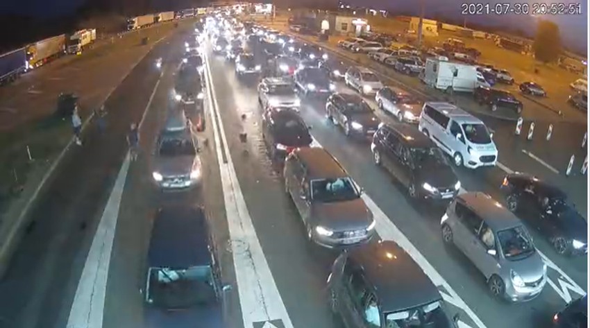 Horgoš, izlaz iz Srbije