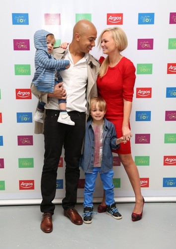 Emma Bunton z rodziną