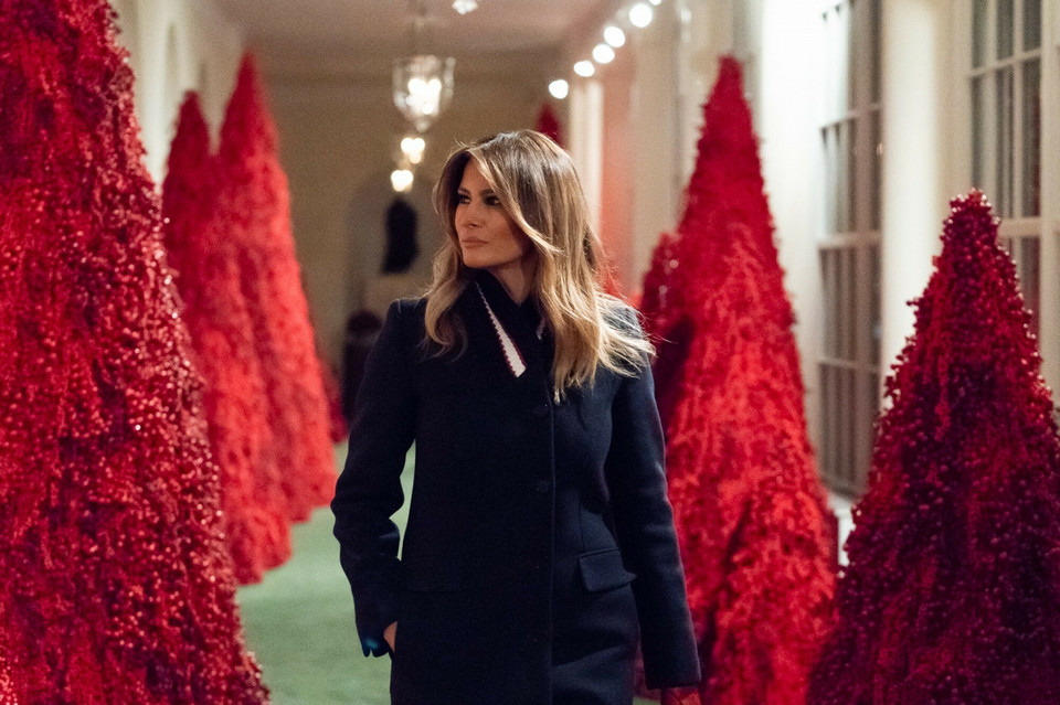 Świąteczne dekoracje w Białym Domu w 2018 r.