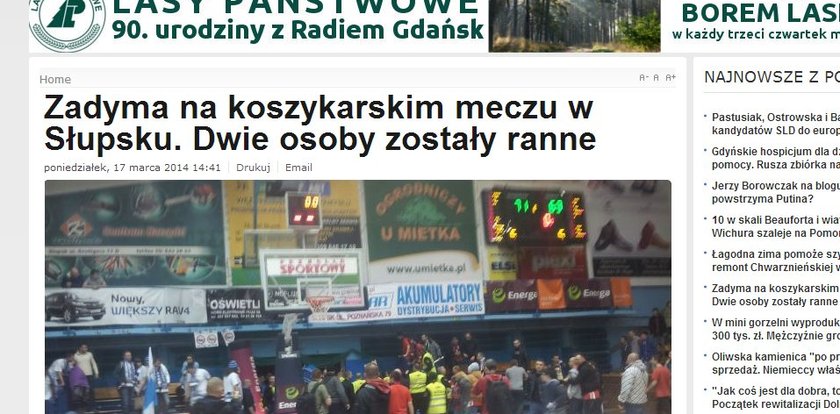 W ruch poszły krzesełka i butelki