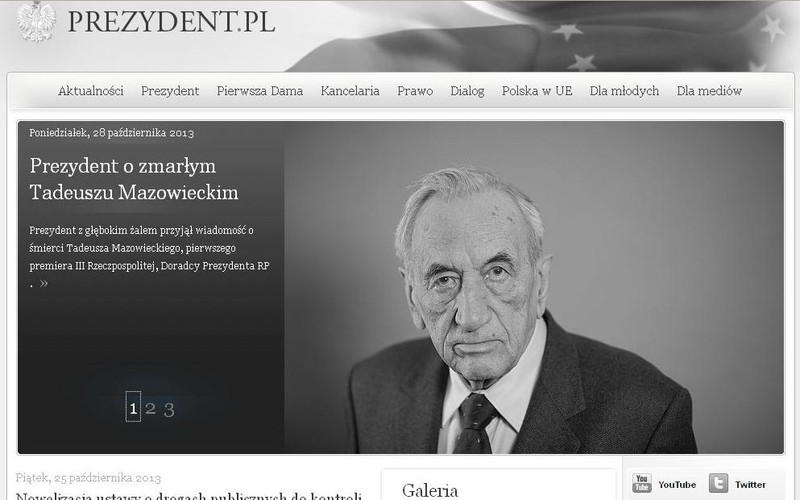 Tadeusz Mazowiecki nie żyje