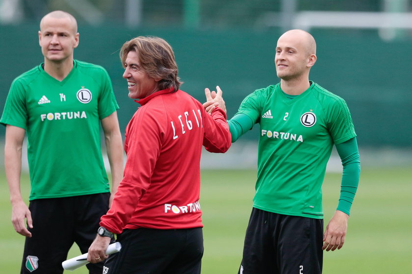 Pilka nozna. Ekstraklasa. Legia Warszawa. Trening. 10.09.2018