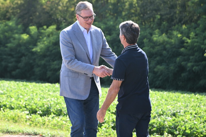 Aleksandar Vučić u poseti porodici Todorović