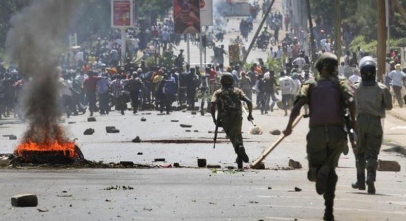 Violent protests broke out in Garissa