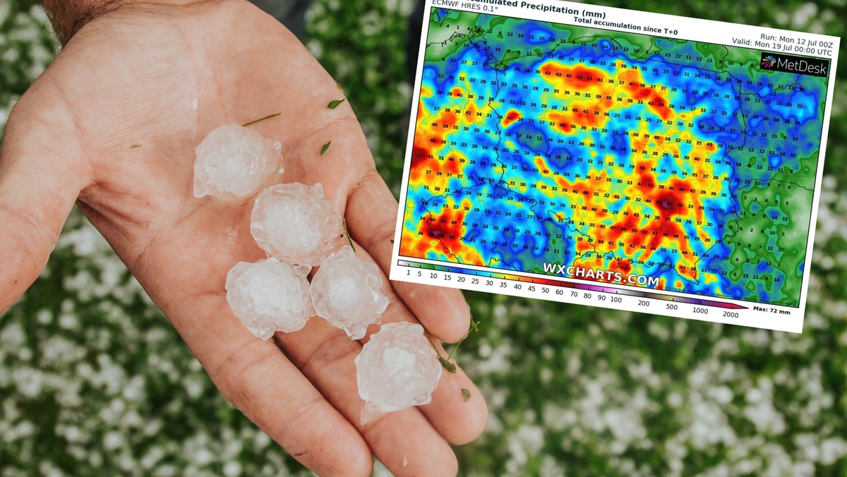 Tygodniowa prognoza pogody. Nadchodzą następne upały i silne burze