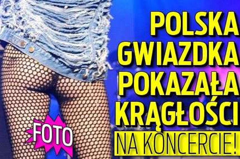 Polska gwiazdka pokazała krągłości. Na koncercie!